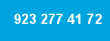 923 277 41 72 923 277 41 72